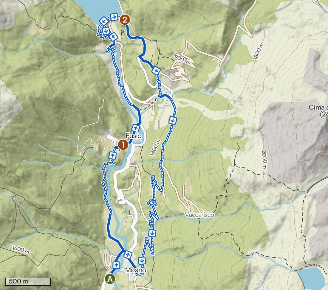Staumauer Lago Sambuco